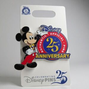 NWT (New) - Disney 25th Anniversary Authentic Official Pin‎